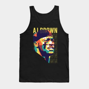 AJ Brown in WPAP Style 1 Tank Top